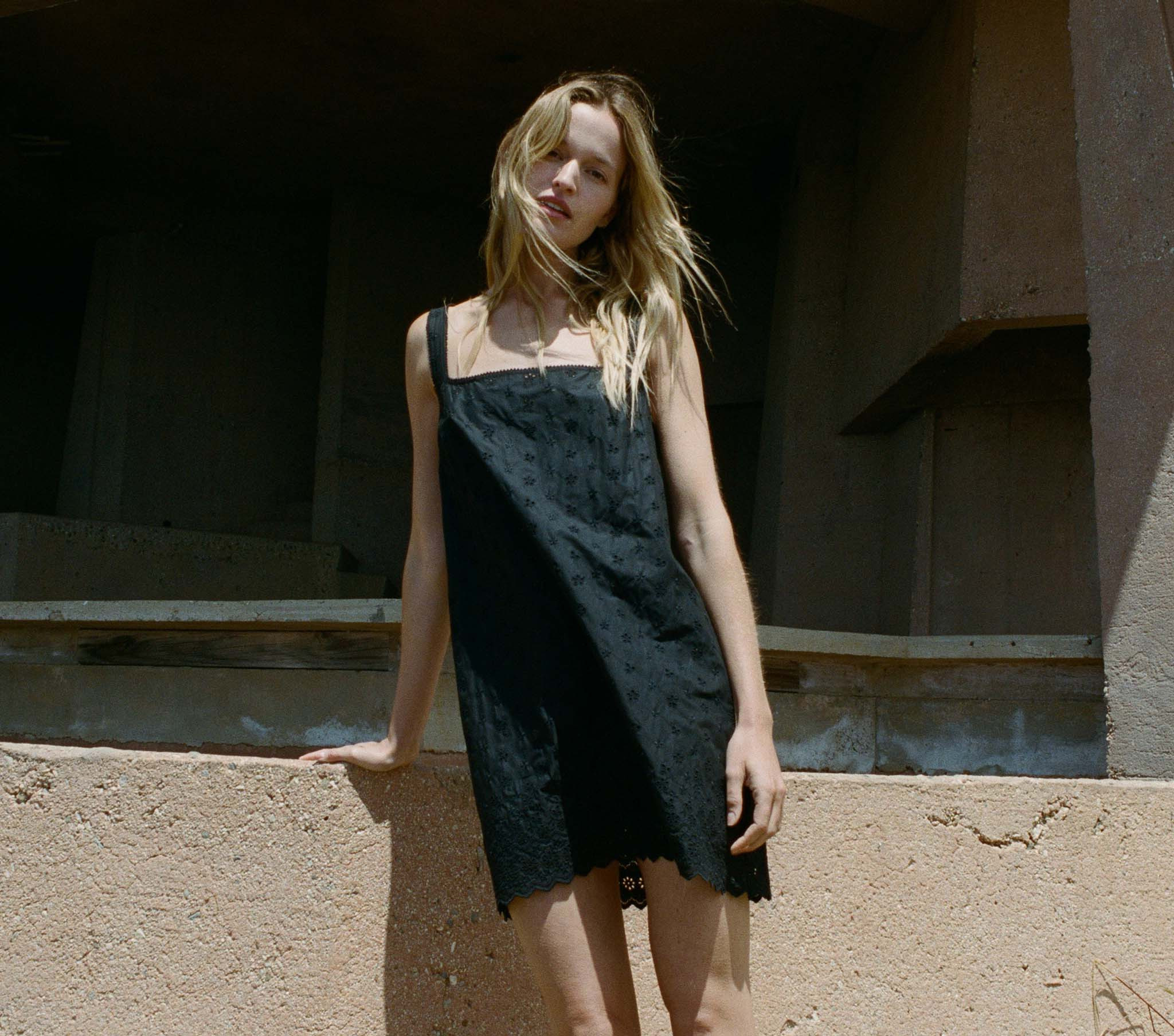 Carina Dress - Black | DÔEN | DOEN