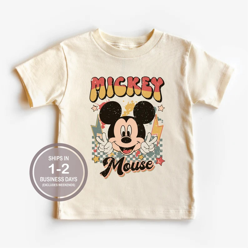 Retro Distressed Mickey Mouse Shirt, Mickey Kids Shirt, Youth Disney Shirt, Boy's Disney Shirt, B... | Etsy (US)