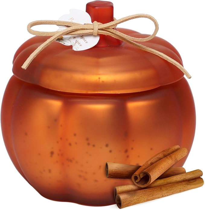 2024 Cinnamon Pumpkin Spice Candle, 12oz Pumpkin Scented Candle, Fall Table Centerpiece Farmhouse... | Amazon (CA)