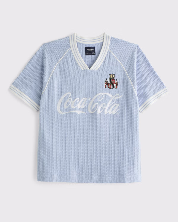 Coca-Cola Soccer Jersey-Inspired Sweater | Abercrombie & Fitch (UK)