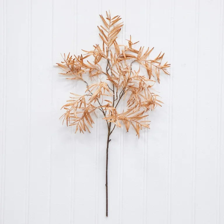 Better Homes & Gardens 34"H Artificial Indoor Dried Peach Fern Stem | Walmart (US)