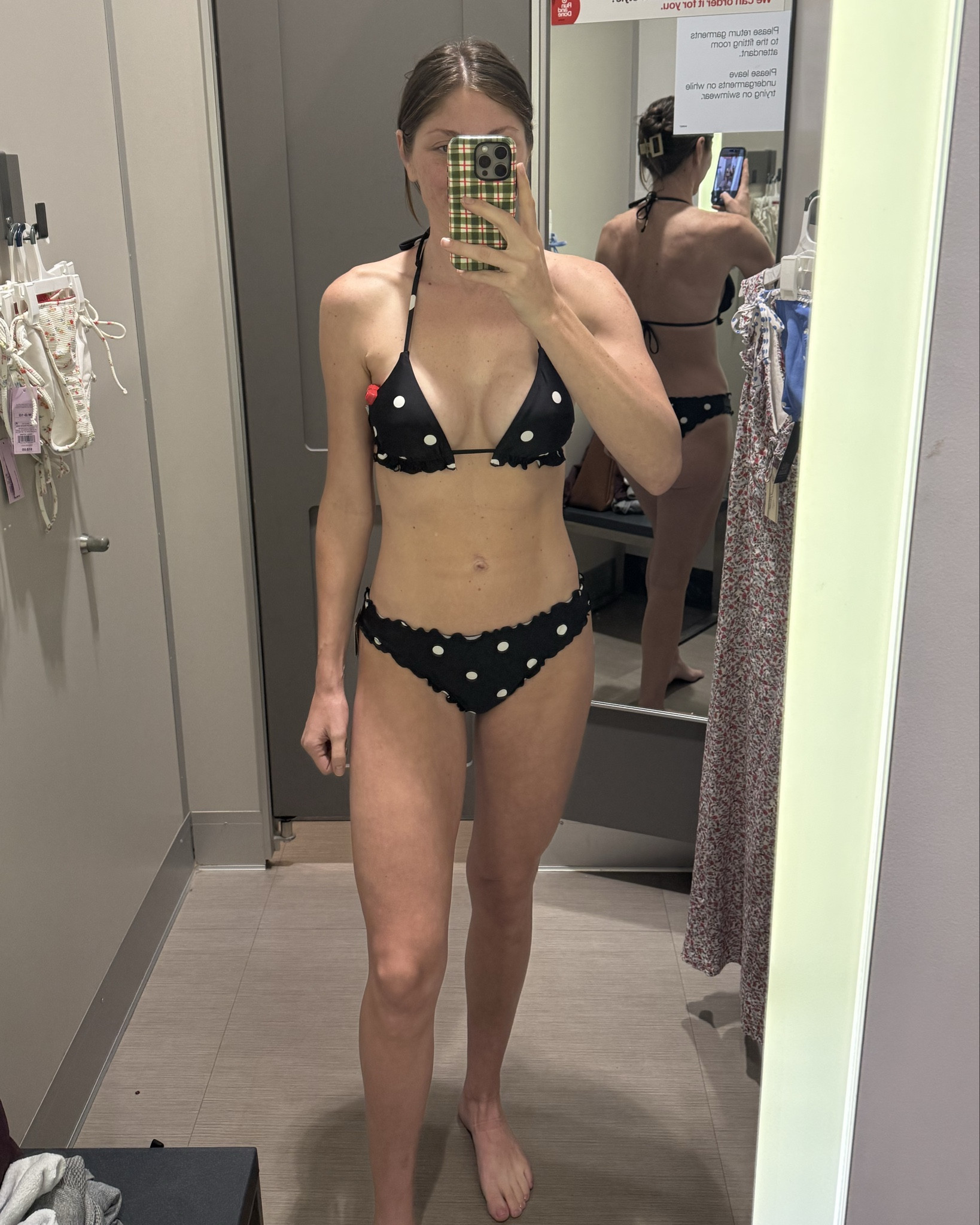 Too early for swimsuits?! I couldn’t resist! Target had so many cute ones out!! 😍😍😍 I am 5’11 150 lbs and wearing a medium in the top and bottom. 

#LTKFindsUnder100 #LTKFindsUnder50 #LTKSeasonal