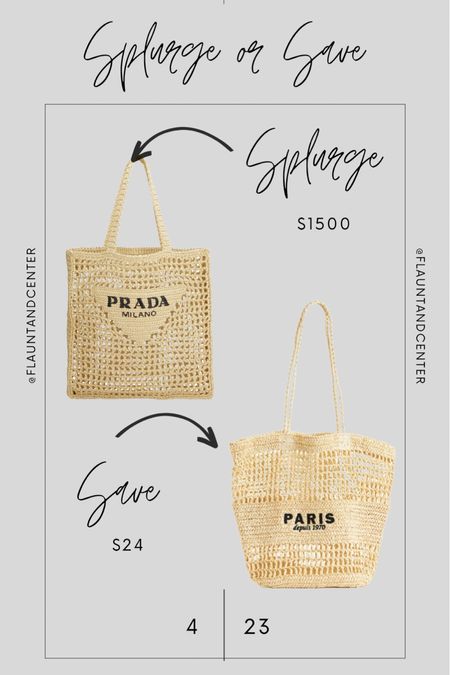 Save or splurge prada woven bag

#LTKitbag #LTKstyletip