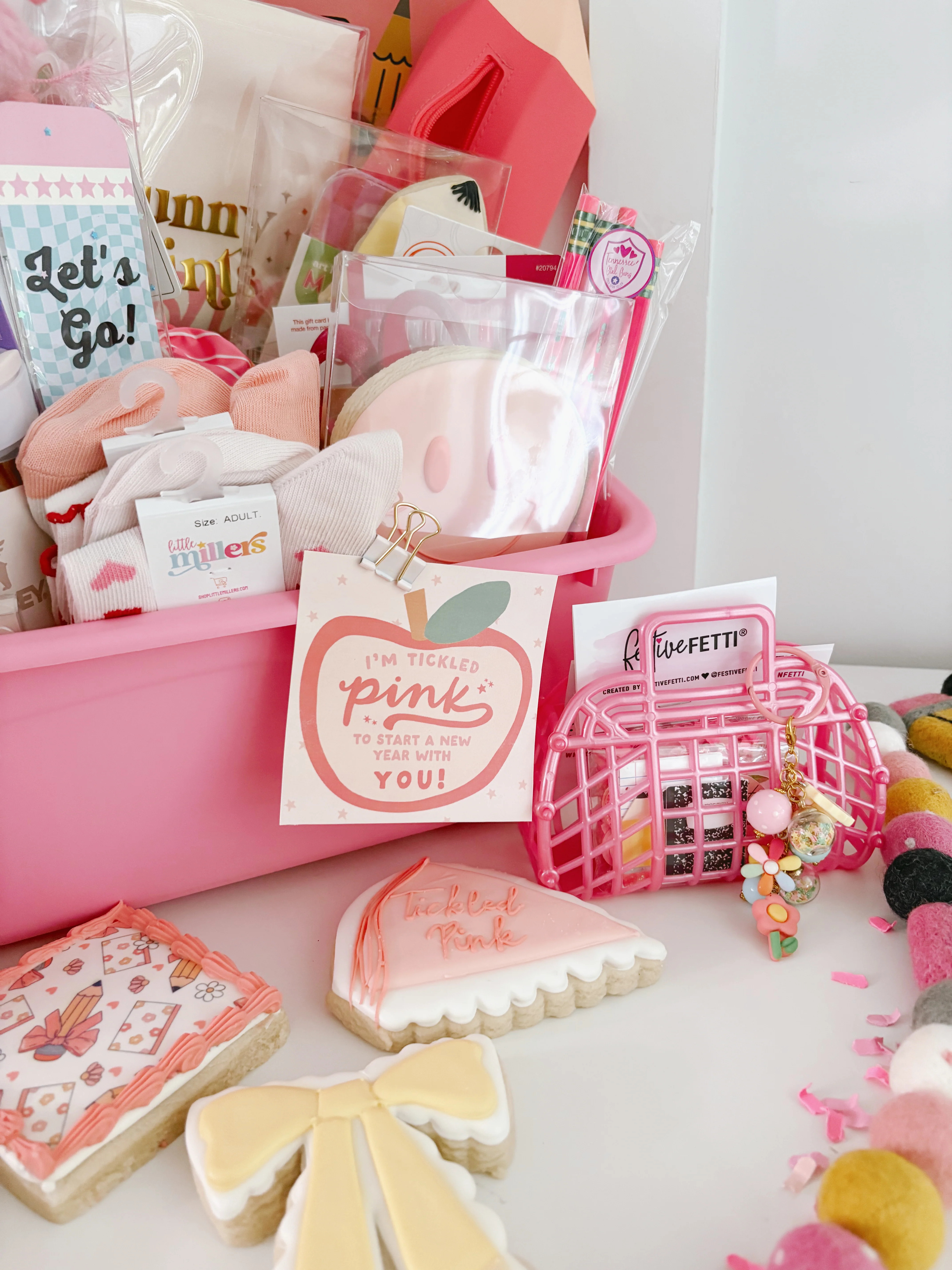 Tickled PINK collection | Printable Gift set | The Letter Vee