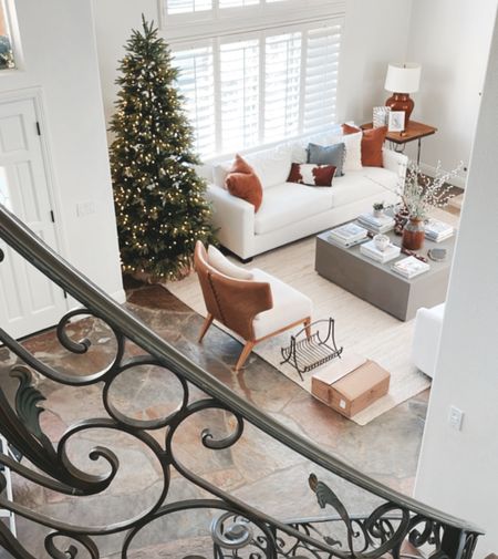 Holiday decorating is coming along here at home! 👏🏻 
…………………………………………………………
We offer local & online interior design services. Click link in bio (or visit mendezmanor.com) to view our affordable flat rate packages and book a call to learn more!
…………………………………………………………
#livingroom #homedecor #familyroom 

#LTKhome #LTKSeasonal #LTKHoliday