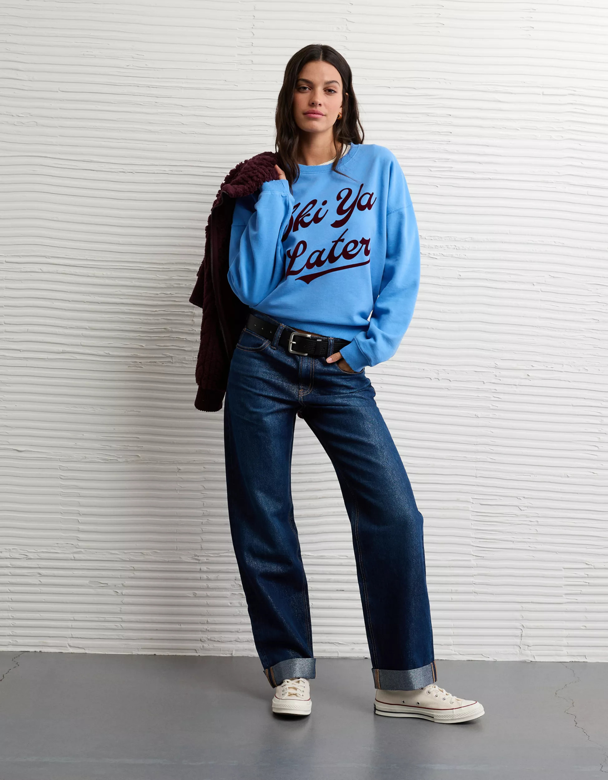 AE Relaxed Graphic Sweatshirt | American Eagle Outfitters (US & CA)