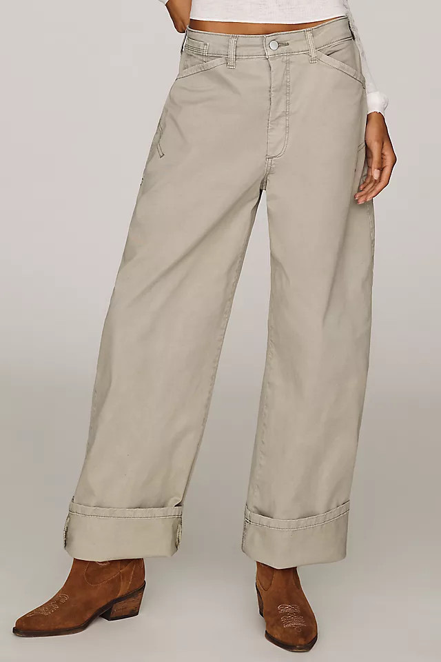 Pilcro Kayden Full Length Carpenter Barrel Pants | Anthropologie (US)