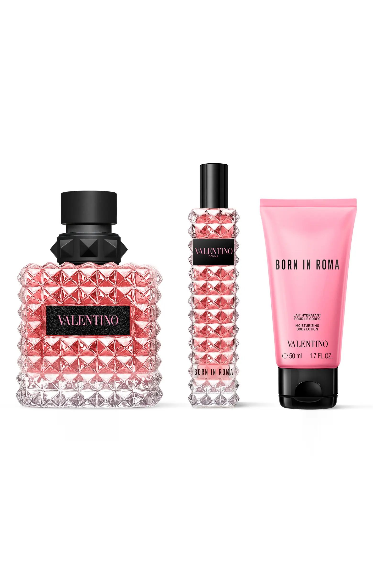 Donna Born in Roma Eau de Parfum 3-Piece Gift Set $233 Value | Nordstrom