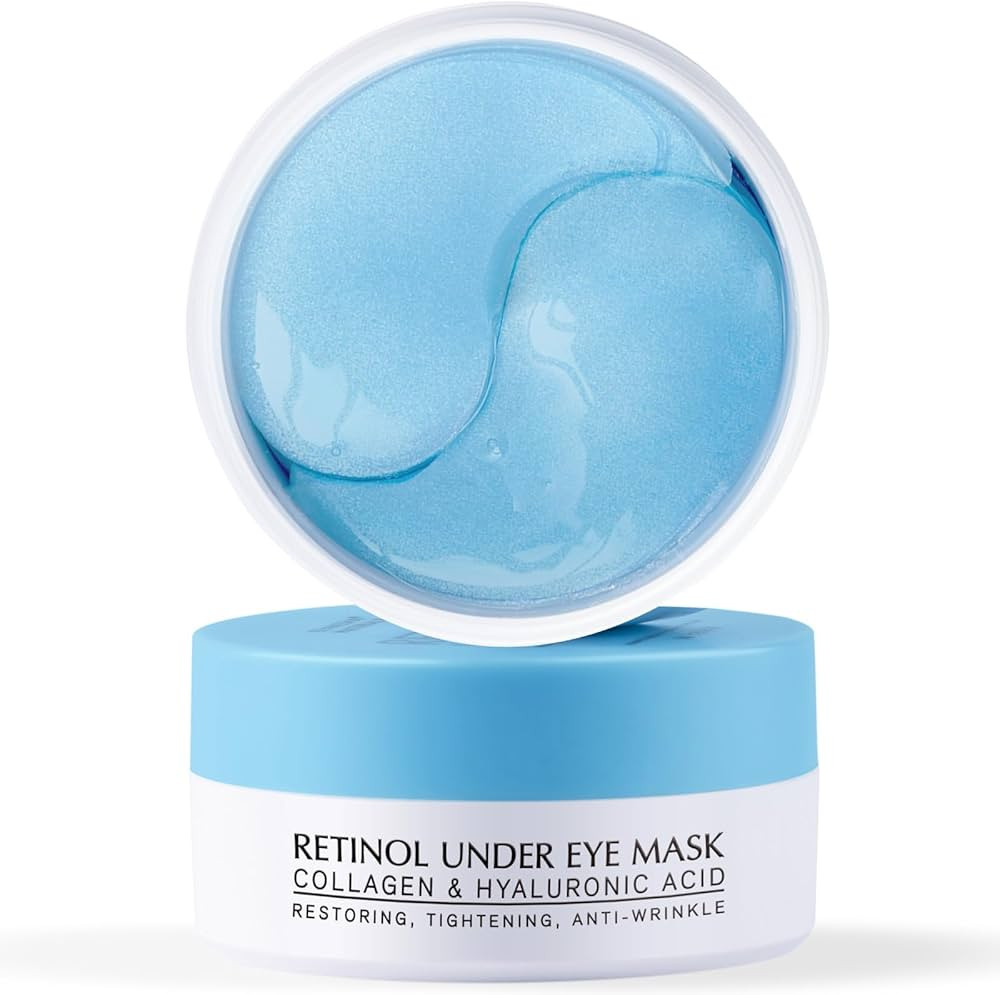 Enaskin Naturals Under Eye Patches for Dark Circles: 30 Pairs Retinol Collagen Eye Gels Mask - Re... | Amazon (US)