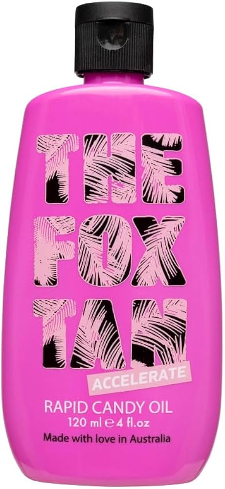 The Fox Tan Rapid Candy Oil 4fl.oz, Natural Tanning Lotion & Accelerator, Vegan, Cruelty Free | Amazon (US)