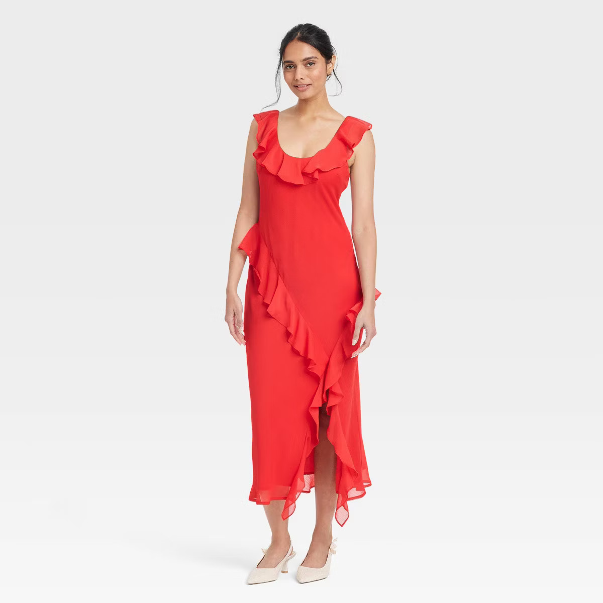 Women's Ruffle Slip Dress - A New Day™ | Target