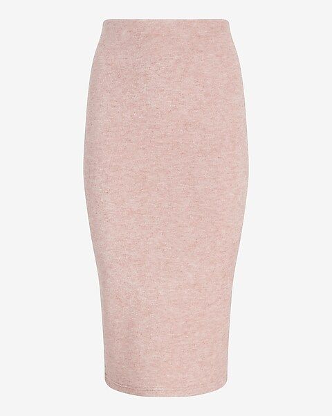 Super High Waisted Heathered Pencil Skirt | Express