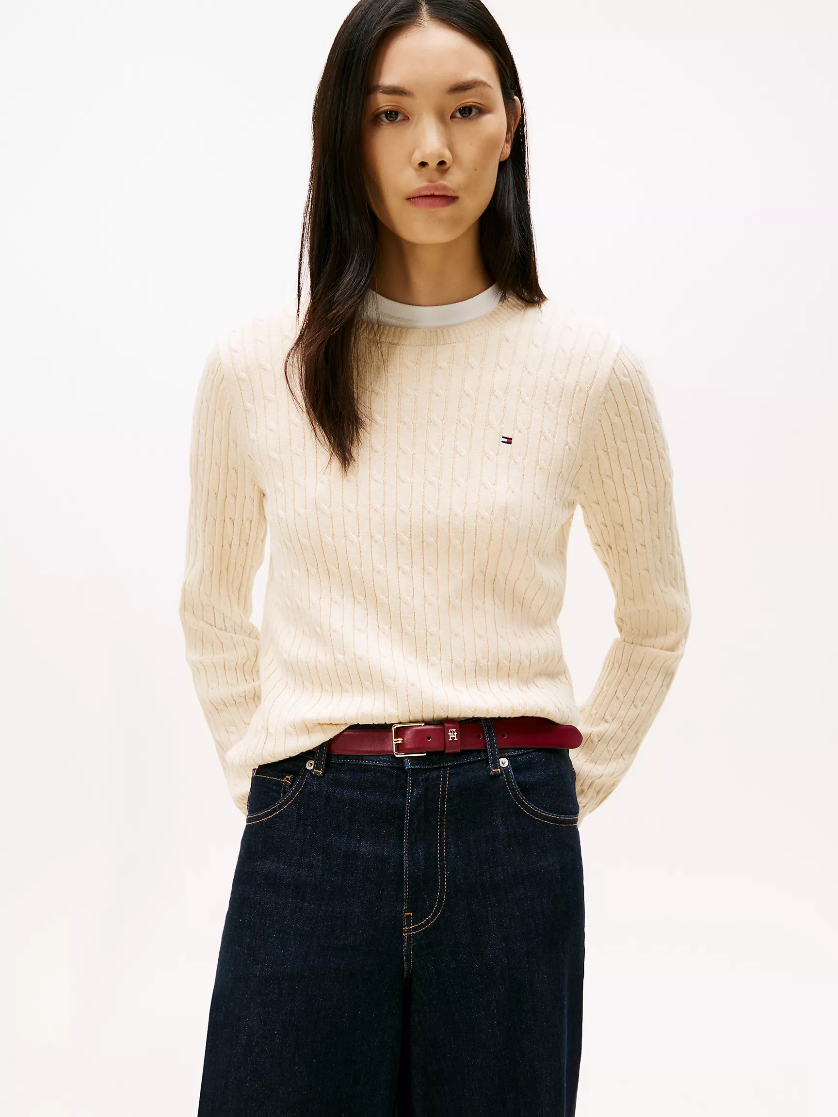 Cable Knit Sweater | Tommy Hilfiger | Tommy Hilfiger (US)
