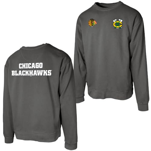 Blue 84 Standard NHL Officially Licensed Crewneck Sweatshirt Ringspun Front/Back, Team Color | Amazon (US)