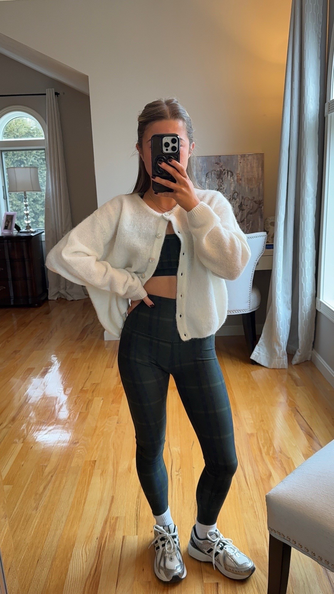 wearing a xs/s in sweater and xs in beyond yoga set 

#LTKU #LTKSeasonal #LTKootd