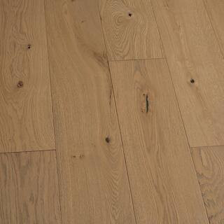 Sunset Cliffs French Oak 1/2 in. T x 7.5 in. W Tongue & Groove Wirebrushed Engineered Hardwood Flooring (23.3 sqft/case) | The Home Depot