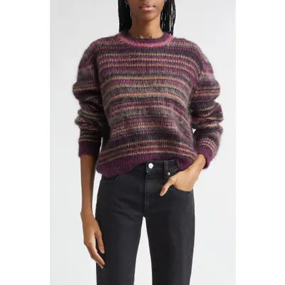 Isabel Marant Étoile Morine Mohair Blend Sweater in Mustard at Nordstrom, Size 40 | Nordstrom