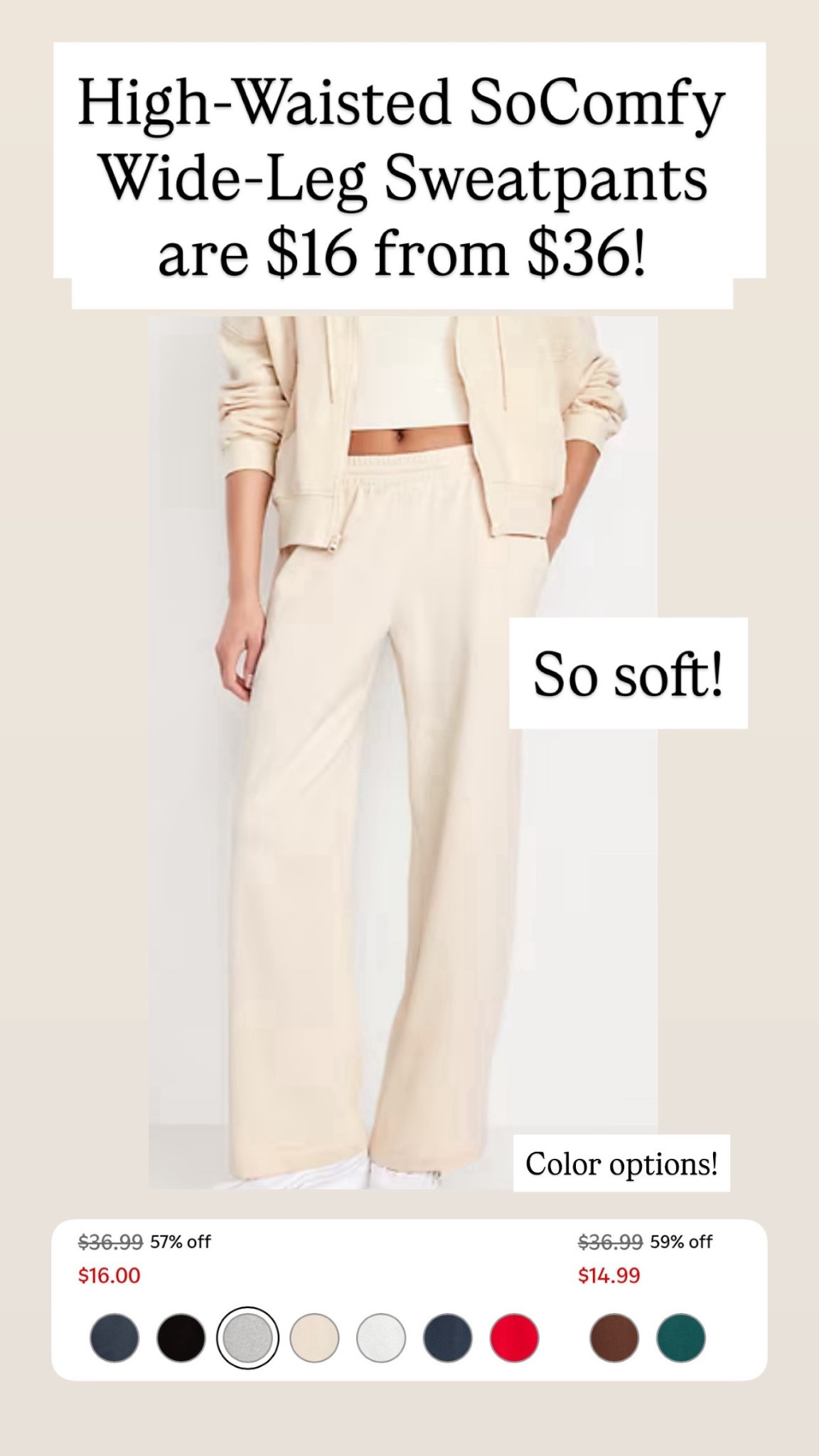 SoSoft wide leg pants 

#LTKSaleAlert