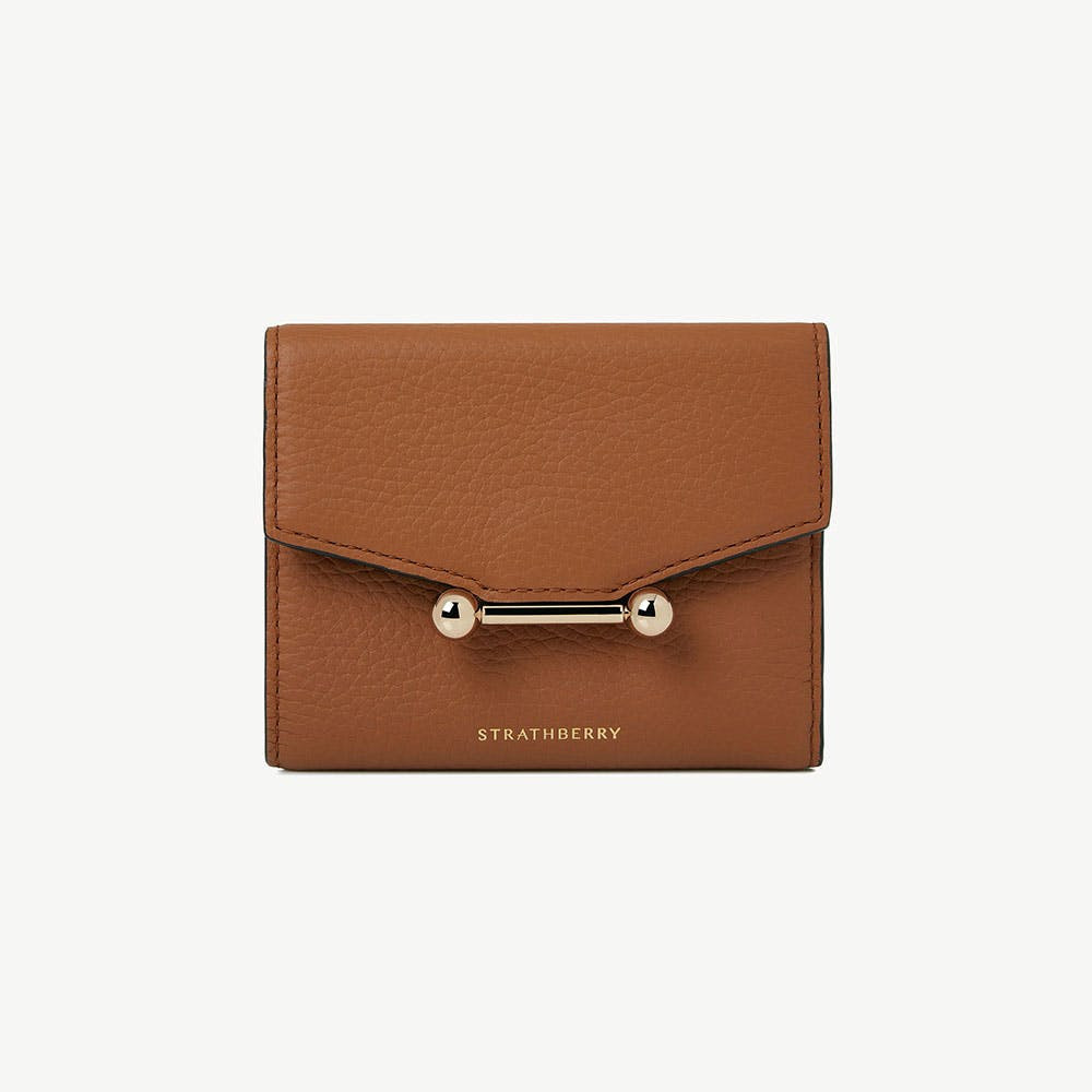 Mosaic Trifold Wallet - Tan | Strathberry | Strathberry