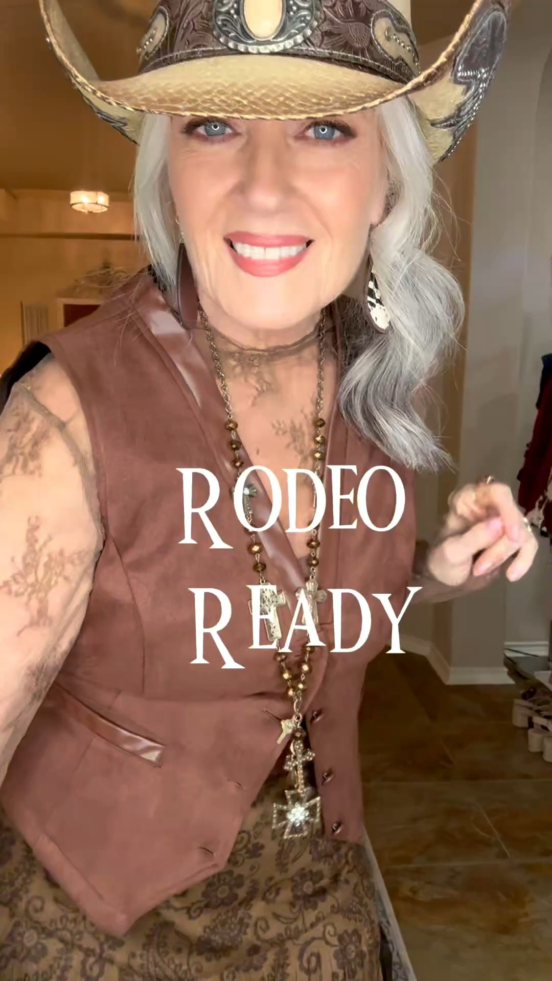 Living in Texas I get to wear fun Weatern Outfits on a regular. I’m thrilled that Weatern style is so On Trend!  This is  my outfit for the Cody Johnson Concert. However, I’ll wear these pieces on a regular!  So comfortable, On Trend and figure flattering!  Even the boots are comfortable!  I did size up on the skirt as I felt it ran small in the hips. all other pieces run true to size. 
#Amazon. #Western 

#LTKFestival #LTKSaleAlert #LTKdayinmylife