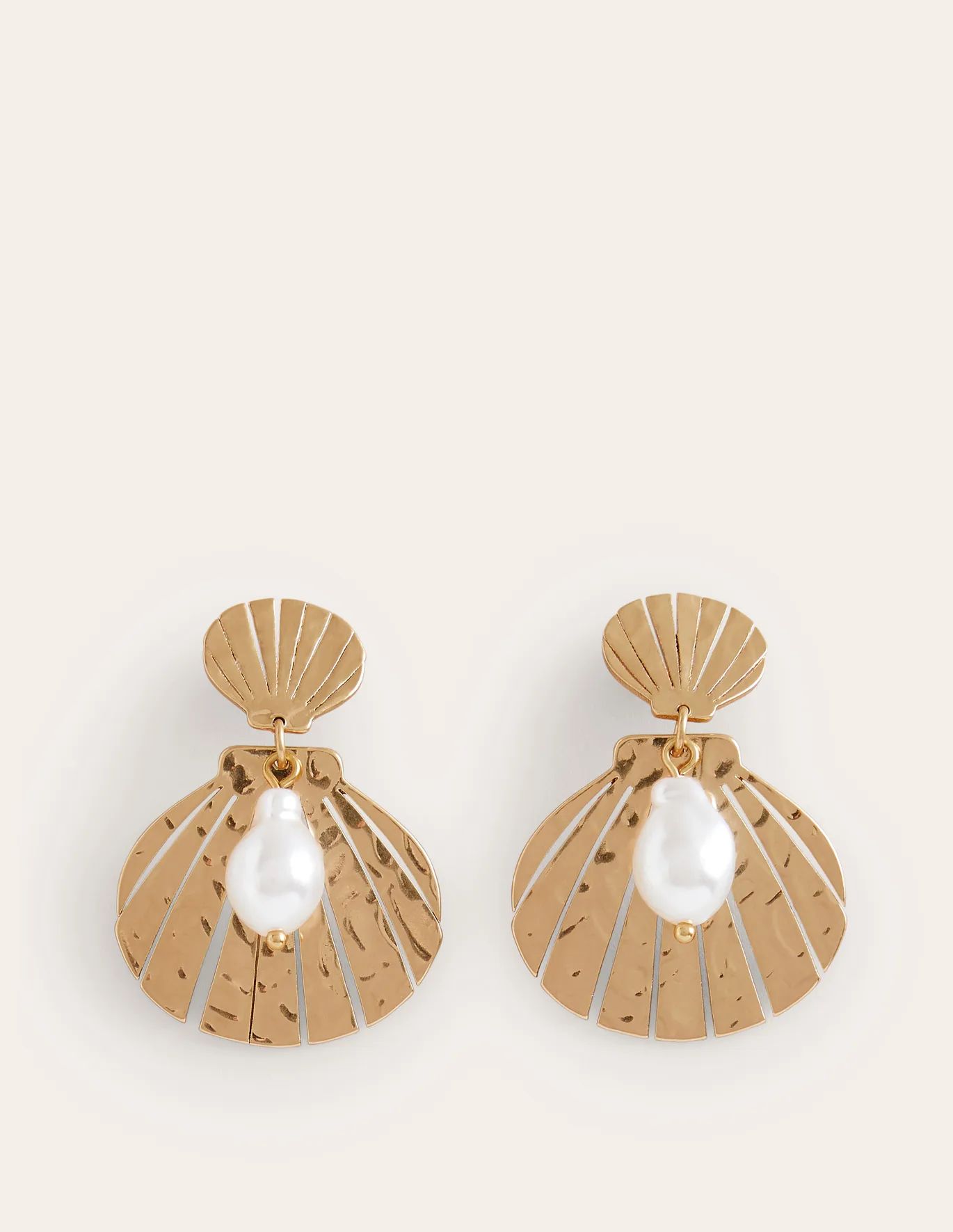 Metal Cut-Out Earrings | Boden (US)