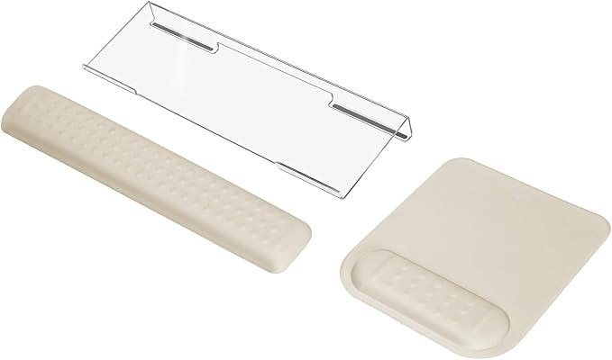 MOSISO Computer Keyboard Stand&Wrist Rest Support for Keyboard &Mouse Pad Set, Ergonomic Massage ... | Amazon (US)