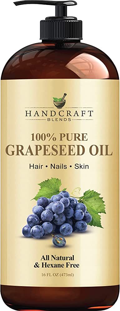 Handcraft Grapeseed Oil - 100% Pure and Natural - Premium Therapeutic Grade Carrier Oil for Aroma... | Amazon (US)