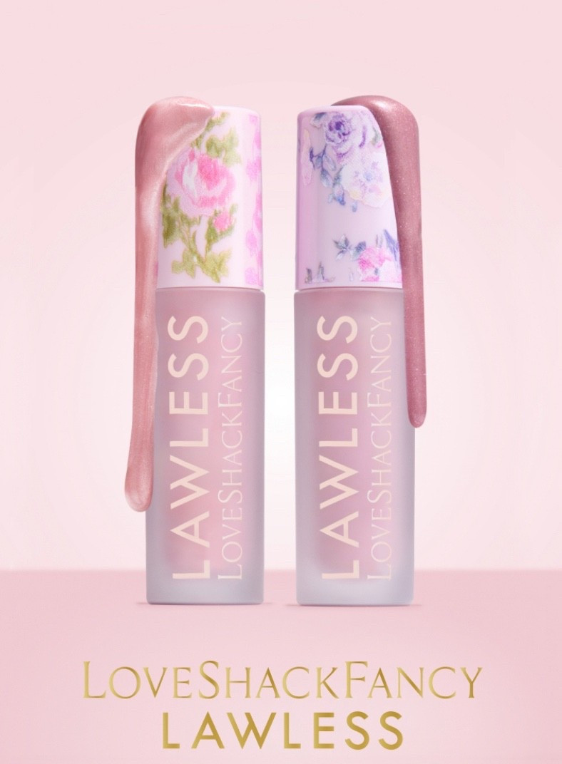 Lawless forget the filler plumping glasses are one of my all-time favorites. They really do fill in and make all the lines in your lips disappear. I also adore anything that LoveShackFancy does. That brand was created for the girliest of girls and I am here for it. 
This Collab is heaven sent! It is limited, so don’t sleep on this

#LTKBeauty #LTKFindsUnder50
