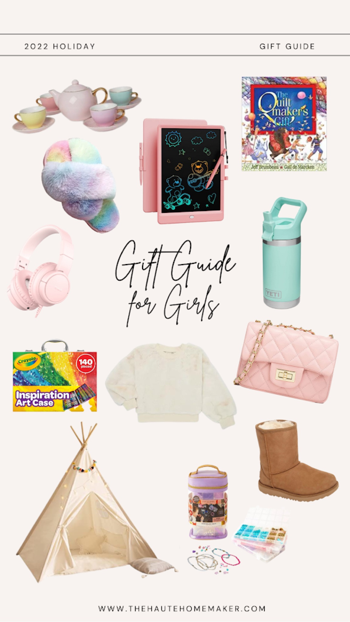 Gift guide for girls including teepee tent, Yeti rambler, boots, and more! 

#LTKHoliday #LTKSeasonal #LTKGiftGuide