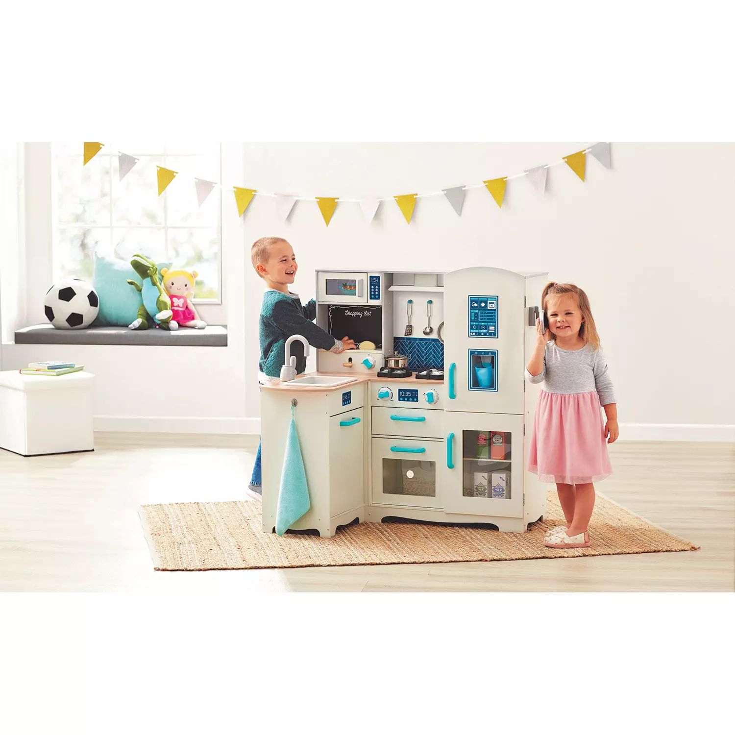 Member's Mark Deluxe Wooden Kitchen Play Center | Sam's Club