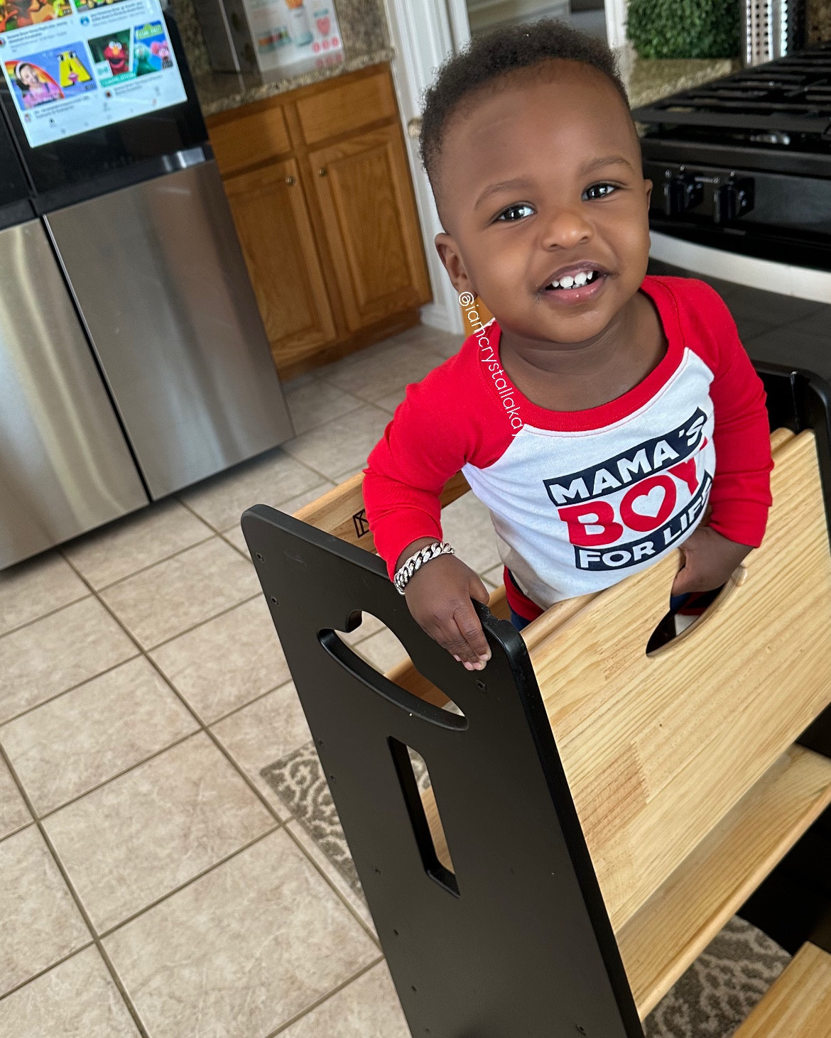 This post went viral on IG, so I wanted to share w| my new LTK family! 🫶🏽 We both love this thing! It’s perfect for him watching or helping me cook, keeping him close or giving him a sense of independence! The perfect baby shower gift or 1 year old party gift! 👶🏽❤️

#LTKFamily #LTKBaby #LTKKids
