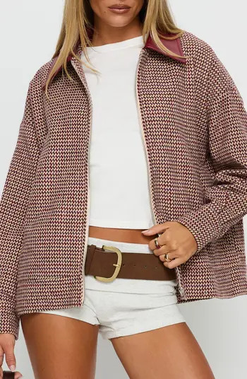 End of the Day Collared Bomber Jacket | Nordstrom