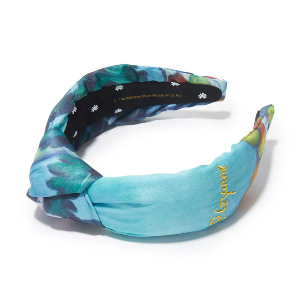APPLES & A POT THE MET X LELE CEZANNE PRINTED KNOTTED HEADBAND | LELE SADOUGHI