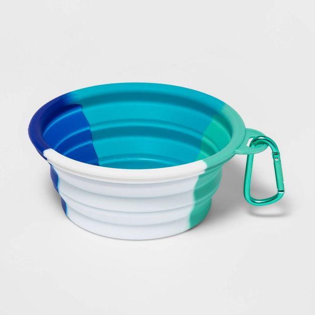 Collapsible Dog Bowl with Carabiner - Tye Dye Cool - Sun Squad™ | Target