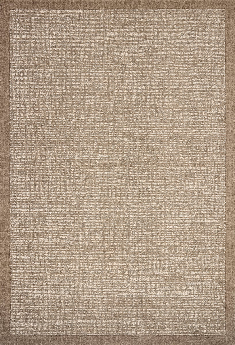 Henley HNY-01 Ivory/Brown Wool Hand-Tufted Area Rug | Rugs Direct