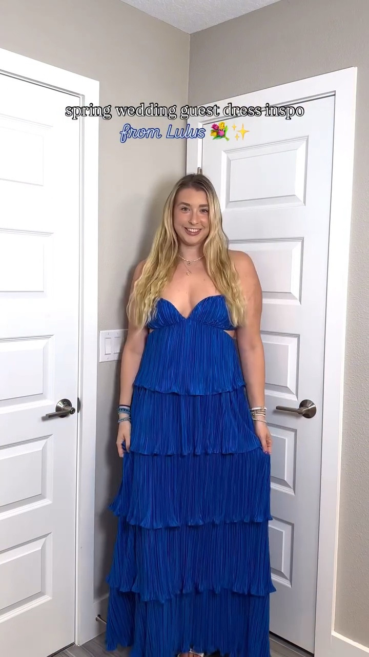 found the cutest maxi dresses from @lulus 💙 these dresses are perfect to wear as a guest for spring & summer weddings!✨ both are under 100!🩷 which one is your favorite?✨


The perfect spring wedding guest dresses under $100!

The royal blue dress tiered maxi dress is STUNNING! I’m wearing a size XL & it fits true to size/is long enough - I am 5’10! Priced at $77 & ranges from sizes XXS-XXL! Comes in 1 other color! 

The pink poofy maxi dress is priced at $98! Fits true to size! I’m wearing a size XL! Ranges from sizes XXS-3X! Perfect for a spring wedding! Comes in 1 other color! 

My white kitten heels are on sale for only $18! I like them because the heel isn’t that high! I’m wearing a size 10 & the fit true to size! Range from sizes 6-11!


#LTKMidsize #LTKWedding #LTKSaleAlert