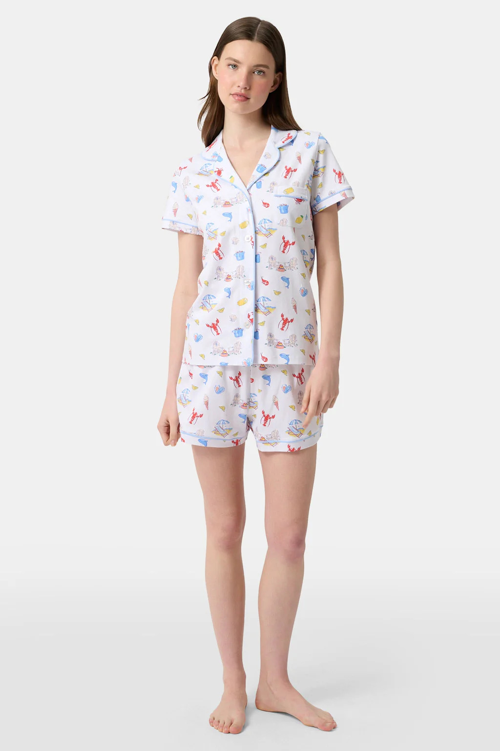 Catch of the Day Polo Pajamas | Roller Rabbit