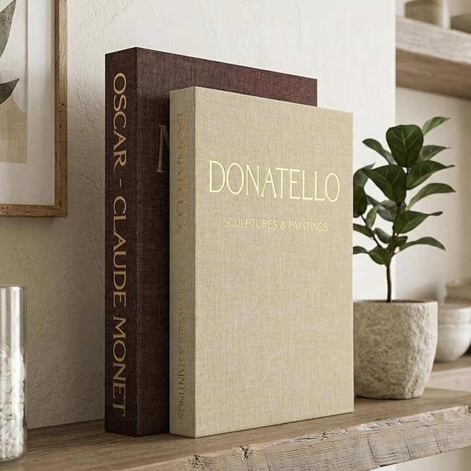 Decorative Books for Home Decor - Set of 2 Faux Books for Decoration with Secure Magnet Closure f... | Amazon (US)