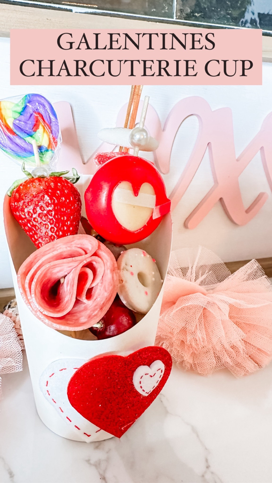 Valentine snack. Valentine charcuterie. Charcuterie cup. Party food. 

#LTKfoodie #LTKSeasonal #LTKValentine