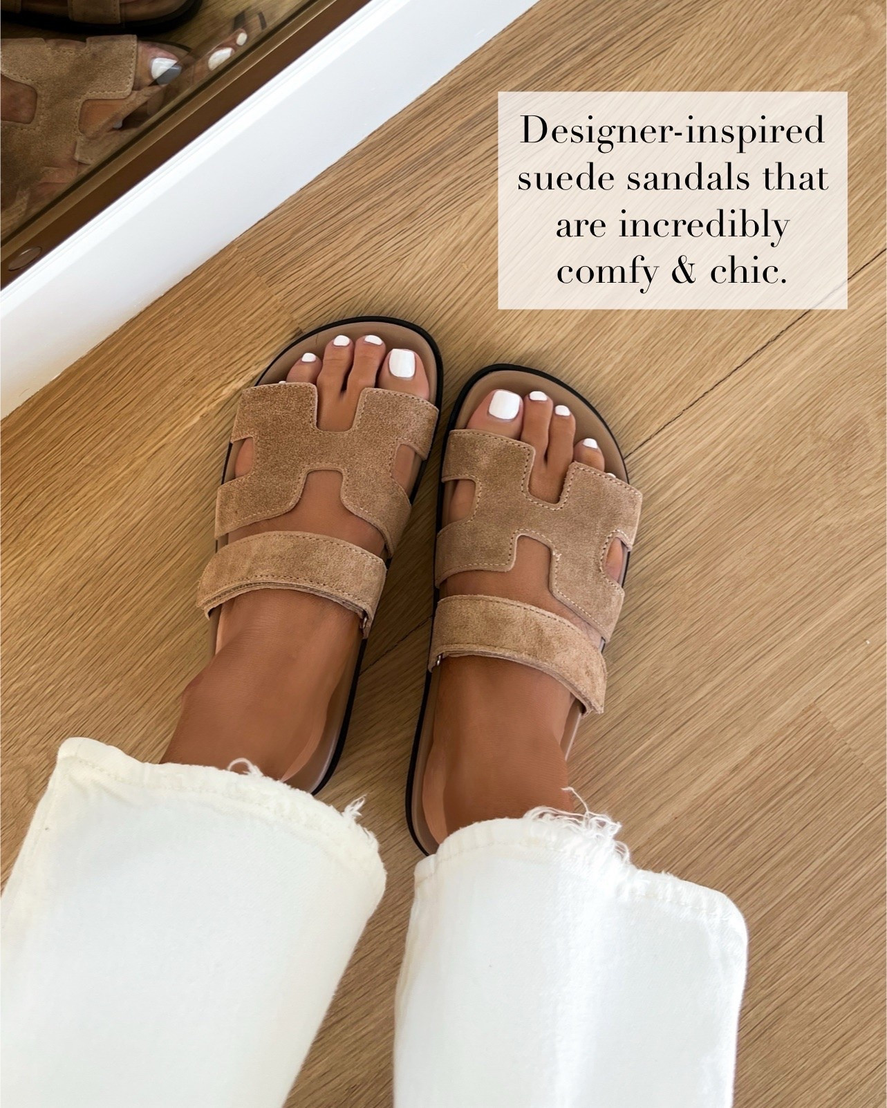 Amazon Hermes inspired suede slides on major sale!
Only $30 right now!

#LTKSaleAlert #LTKOver40 #LTKmomlife