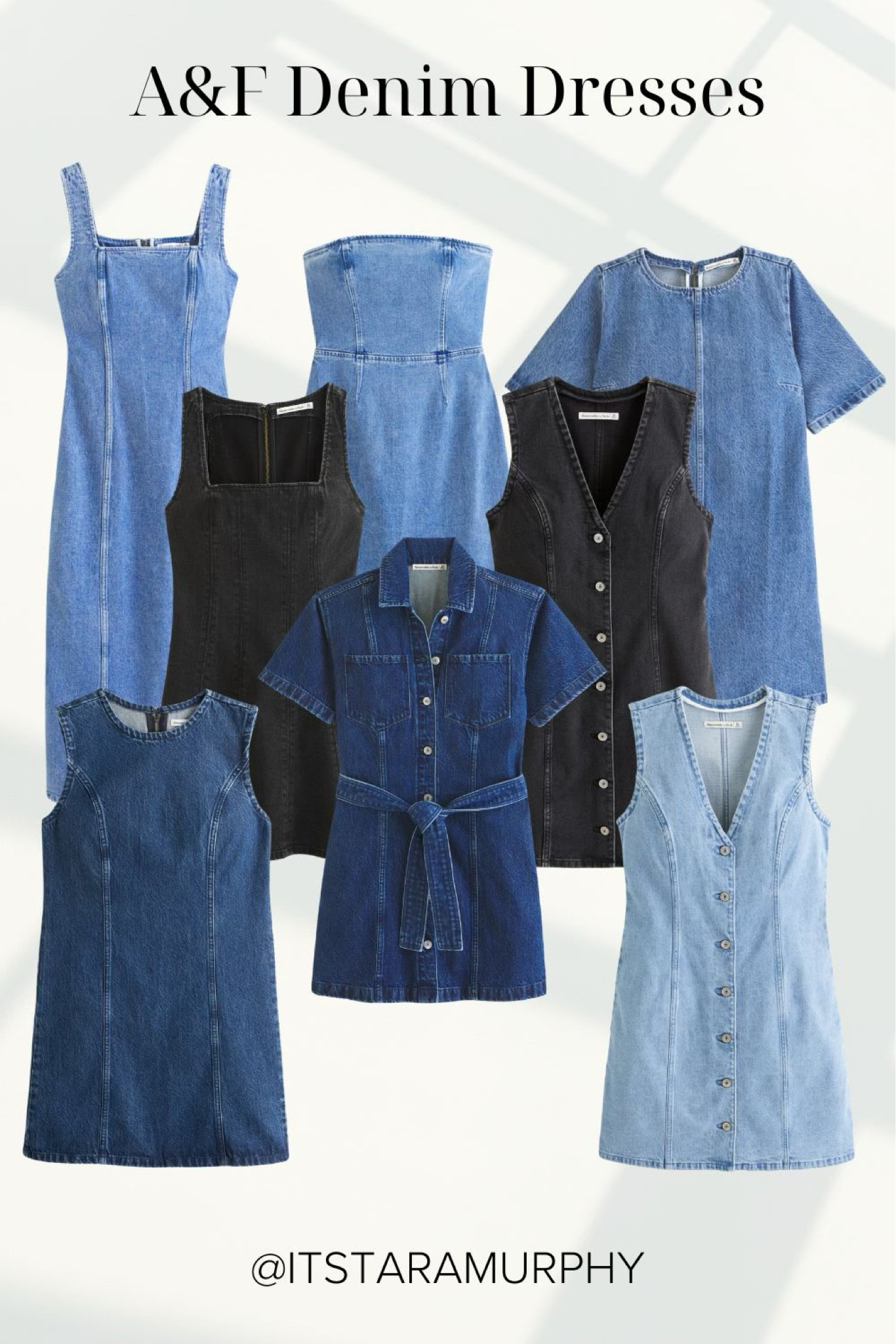womens autumn dress f denim Denim Dress in Summer VS Fall