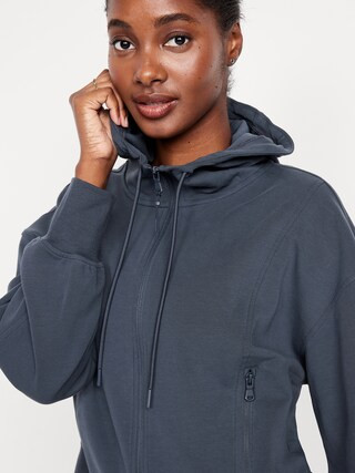 Dynamic Fleece Oversized Full-Zip Hoodie Sweatshirt | Old Navy (CA)