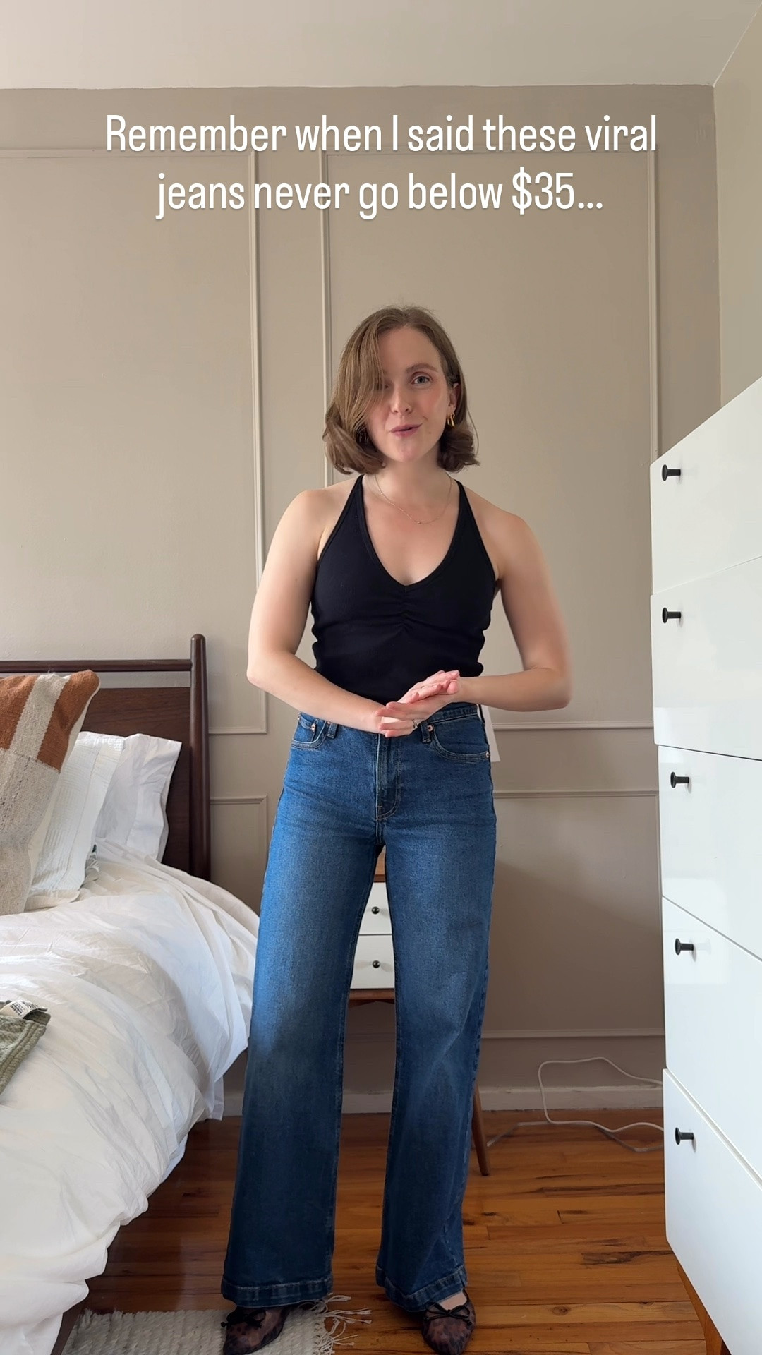 $31 viral gap striped jeans! Use code TREAT My holy grail of denim, no distressing so a super classy fit wearing 25 petite

#LTKootd #LTKPetite #LTKSaleAlert