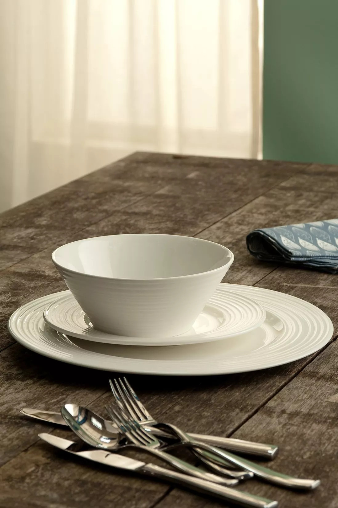 Dinner Sets | 'Ripple' 16 Piece Dinner Set | Belleek Living | Debenhams UK