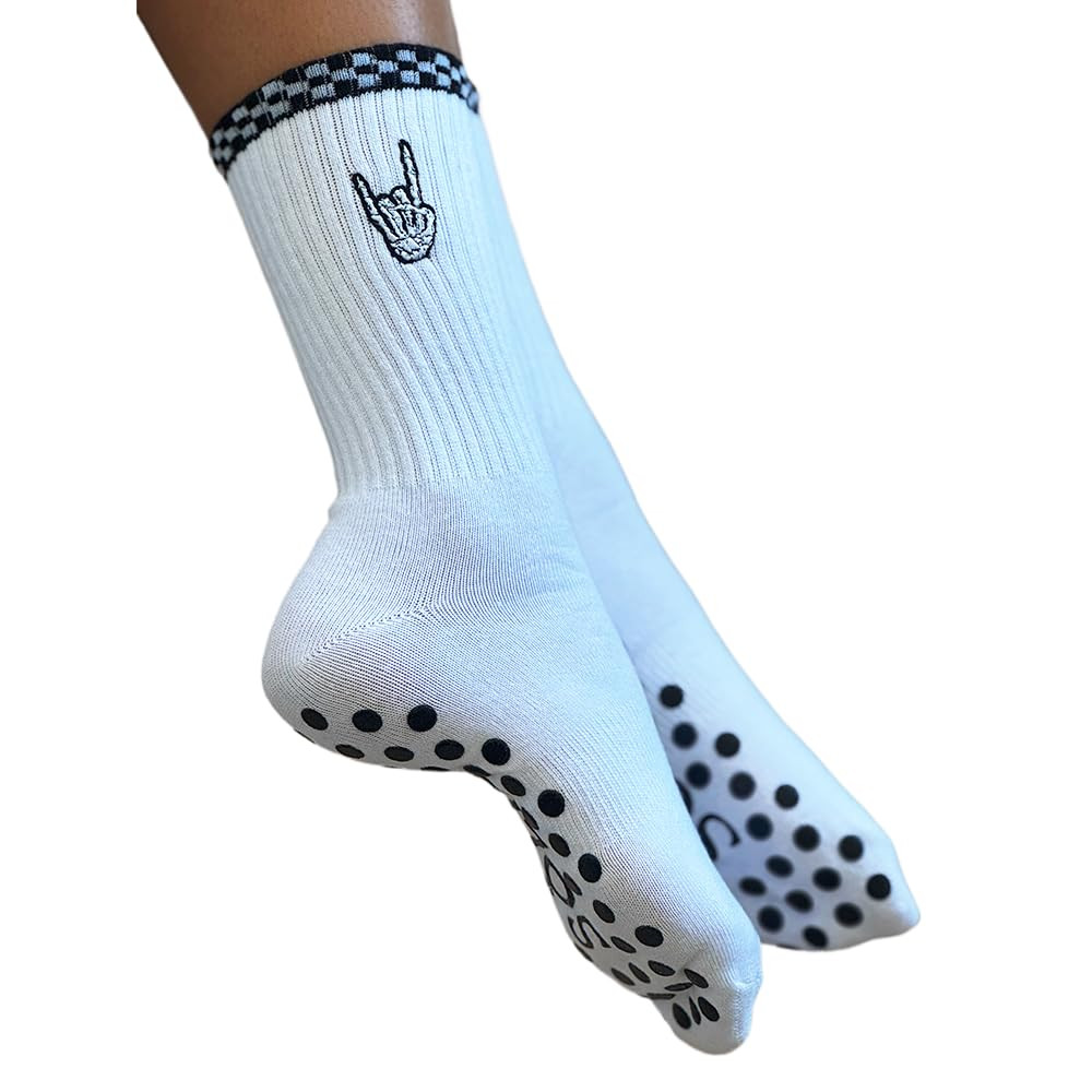 Non-Slip Pilates Socks with Grips for Women | Cute Grip Socks Yoga Ballet | Anti Skid Athletic So... | Amazon (US)