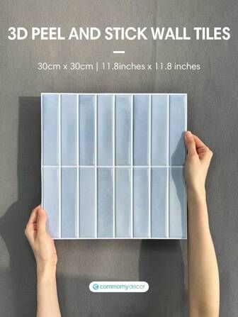 1/10pcs 3D Self-Adhesive Wall Tiles, Peel And Stick Tile, Kitchen Backsplash Tile Sticker, Bathro... | SHEIN