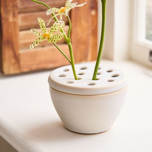 Lidded Flower Frog | West Elm (US)