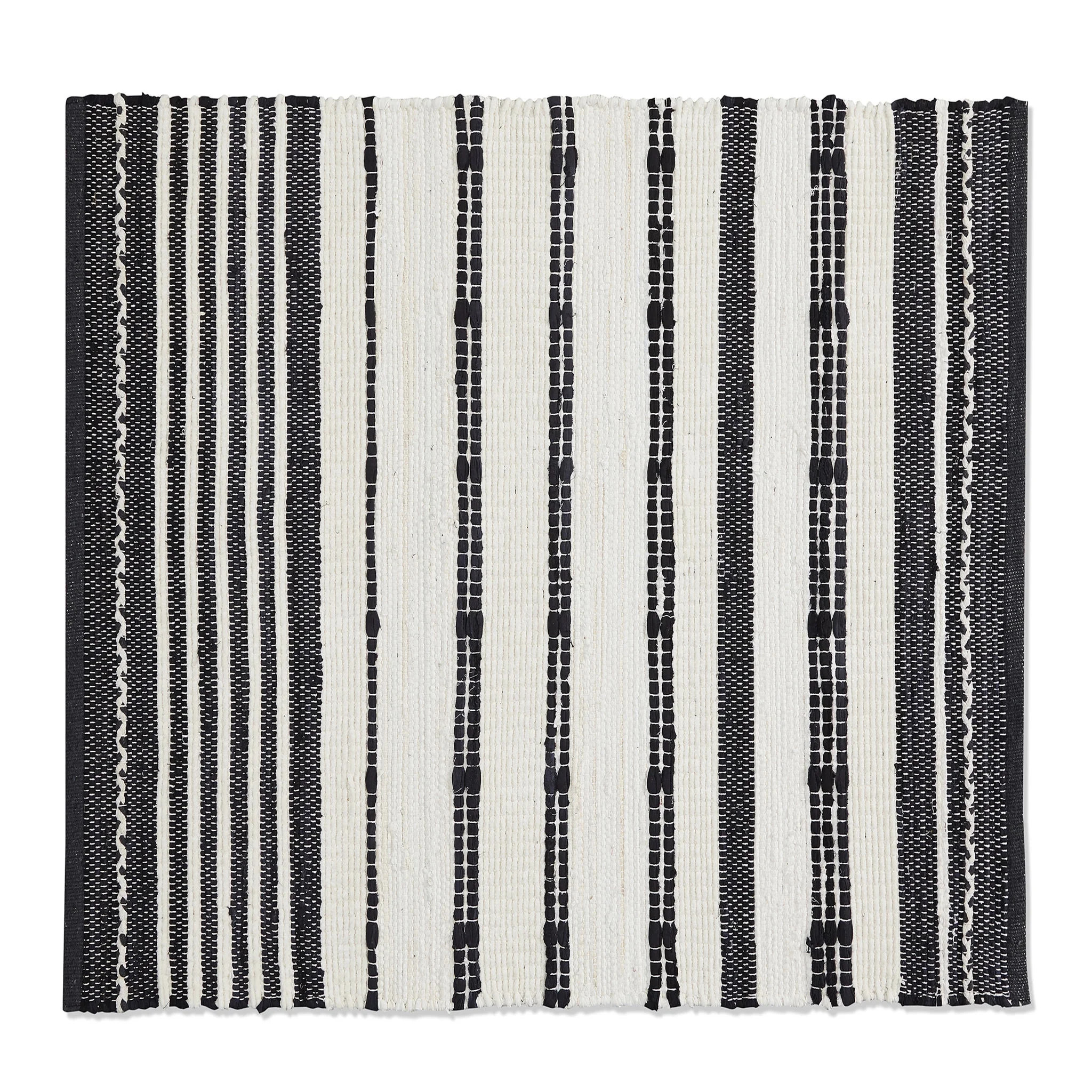 Better Homes & Gardens Black & White Striped Accent Rug, 30" x 46" - Walmart.com | Walmart (US)