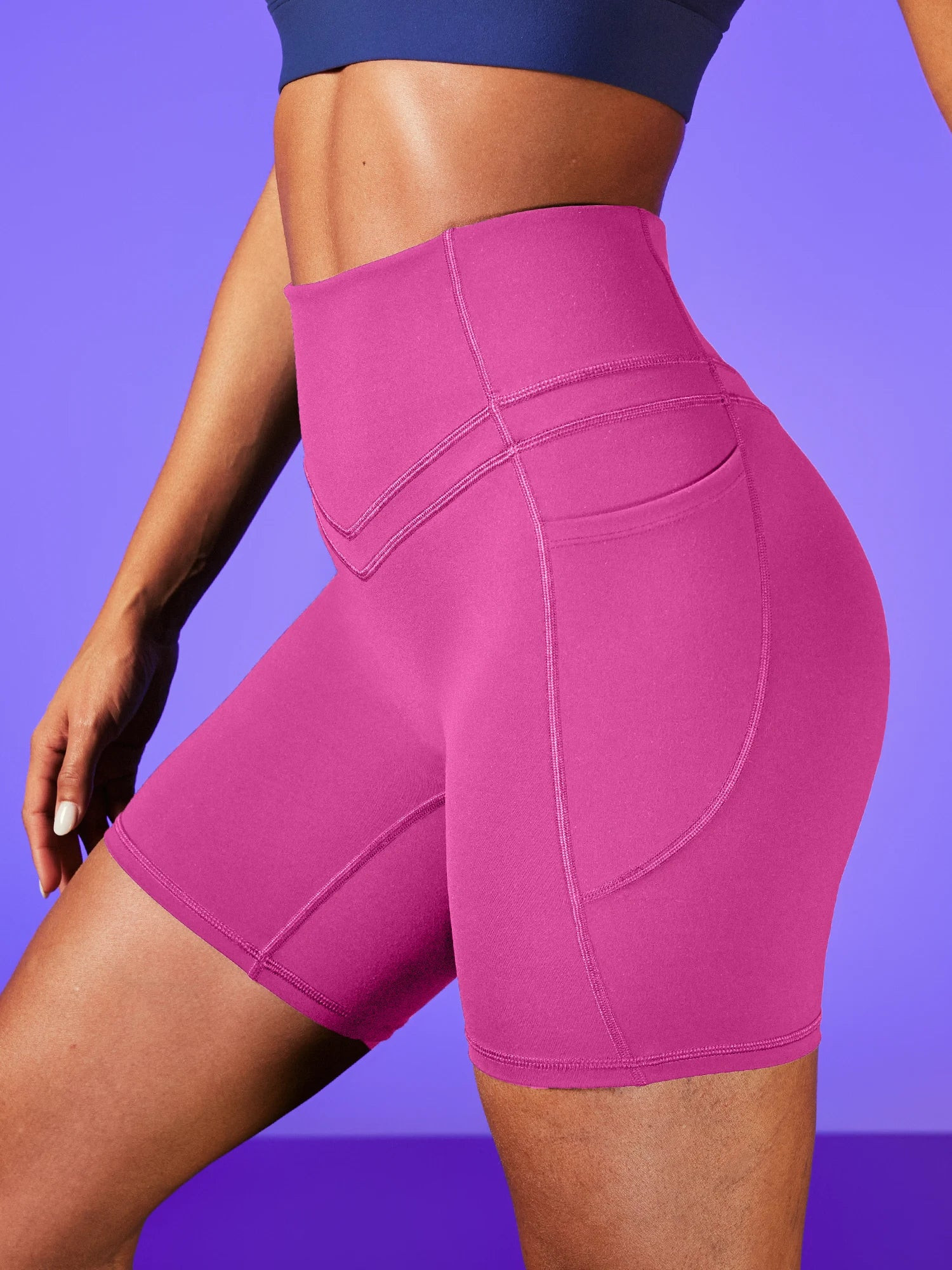 IUGA PowerTight No Front Seam Tummy Control Shorts | IUGA