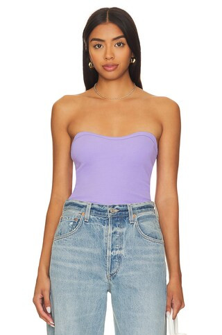 LA Made Del Rey Tube Top in Bright Lilac from Revolve.com | Revolve Clothing (Global)